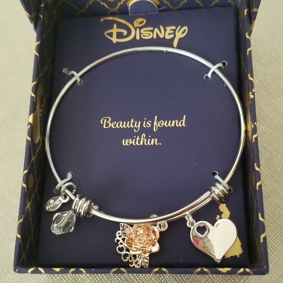 Disney Jewelry - Disney's Beauty and the Beast Charm Bracelet NIB